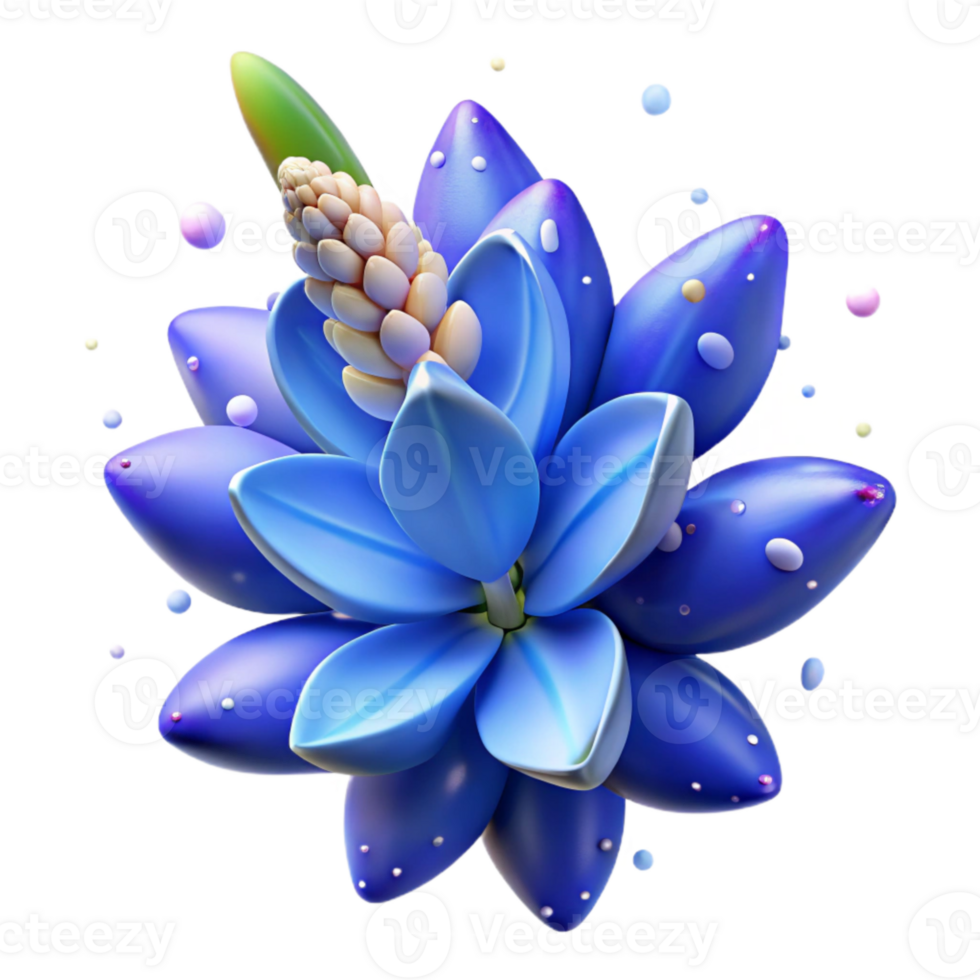 elegant abstract Bluebonnet Blue Flower Texture Texas Wildflower Transparent high quality png