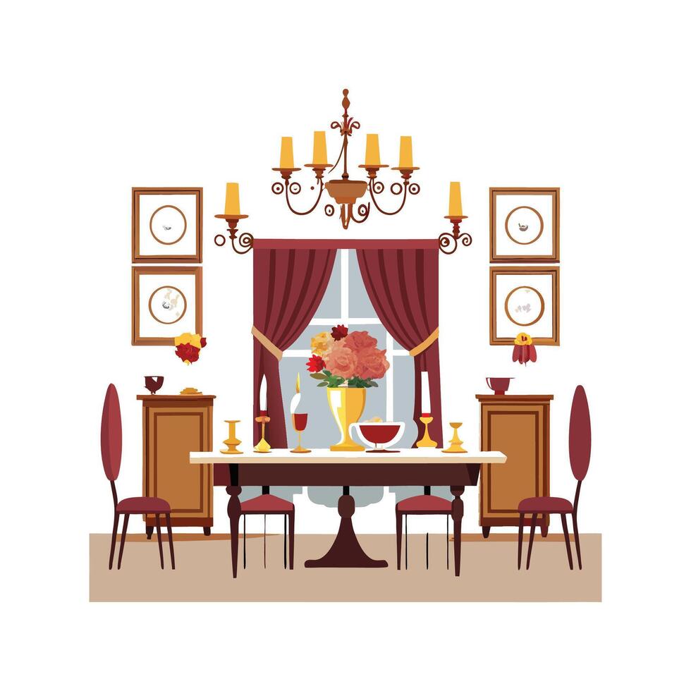 Quality Icons for Elegant Dining Setup vector