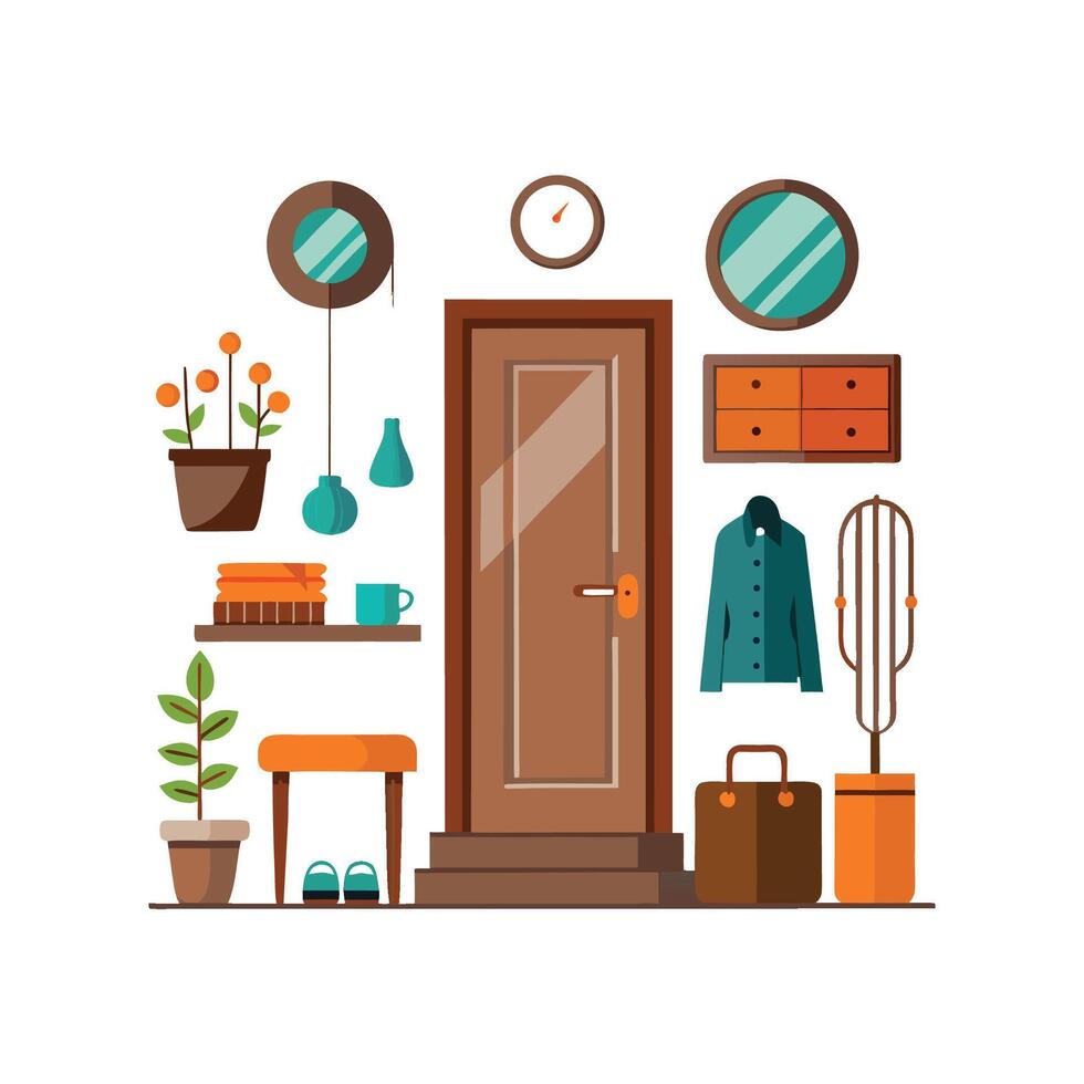 Distinctive Icons for Elegant Storage vector