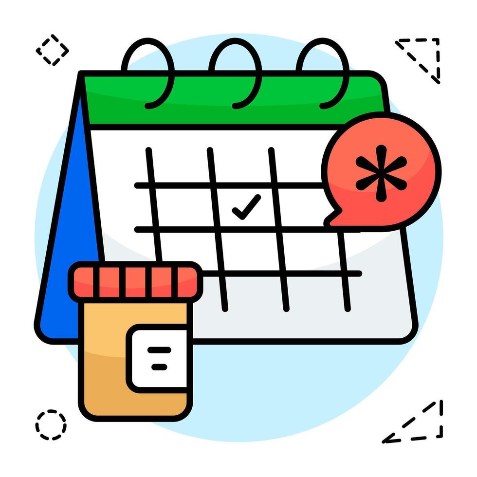 Medical appointments icon, editable vectors