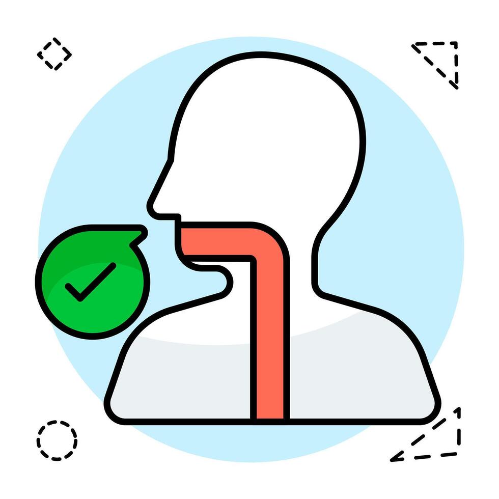 Premium download of esophagus vector