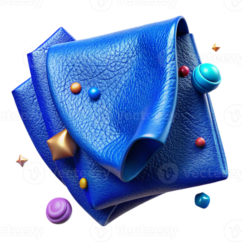 vibrant modern Blue Leather Texture Deep Hue Transparent for Rich Color Palettes high quality png