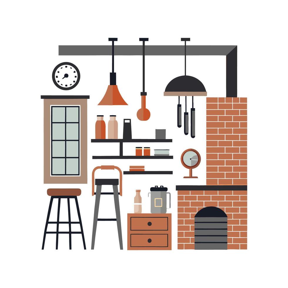 Unique Icons for Innovative Industrial Design vector