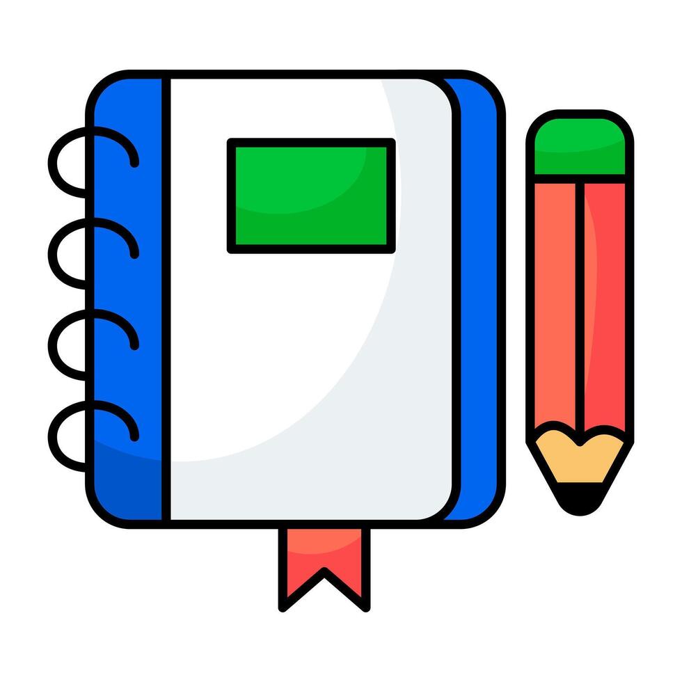 Unique design icon of notepad vector