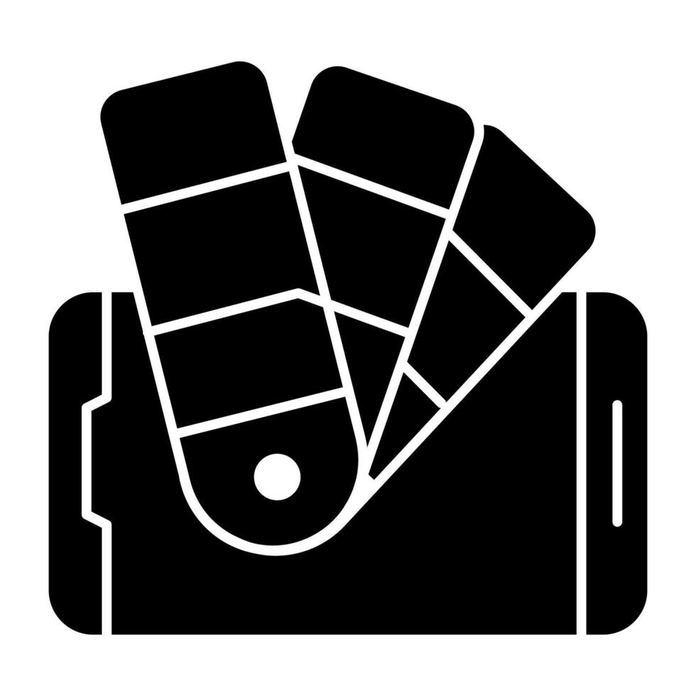 A creative design vectors of paint glyph