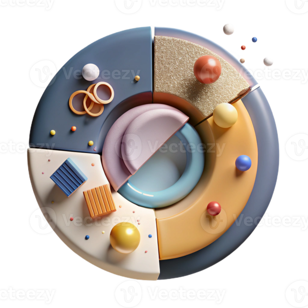 extraordinary classic Circle Diagram Percentage Cutout for Progress Tracking high quality png
