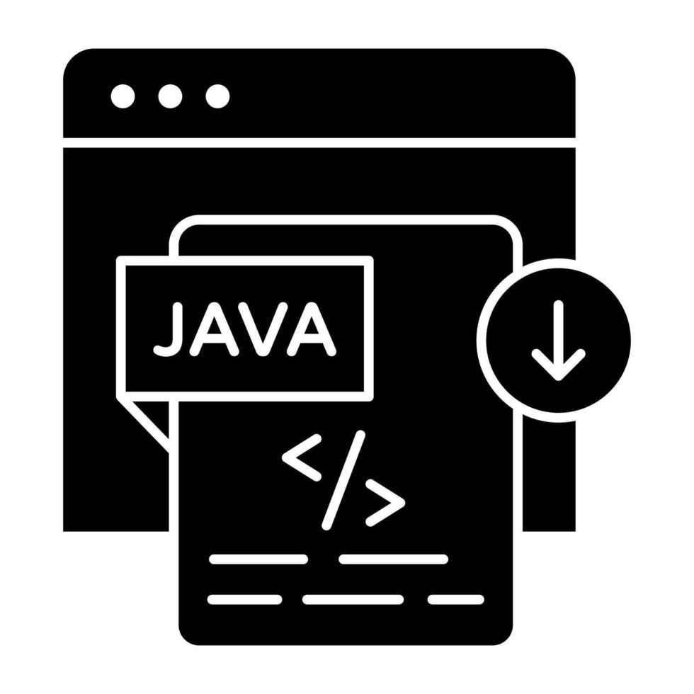 Trendy vectors design of web coding solid