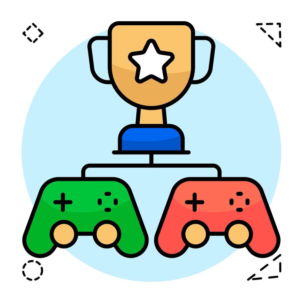 Perfect design icon of games trophy vector