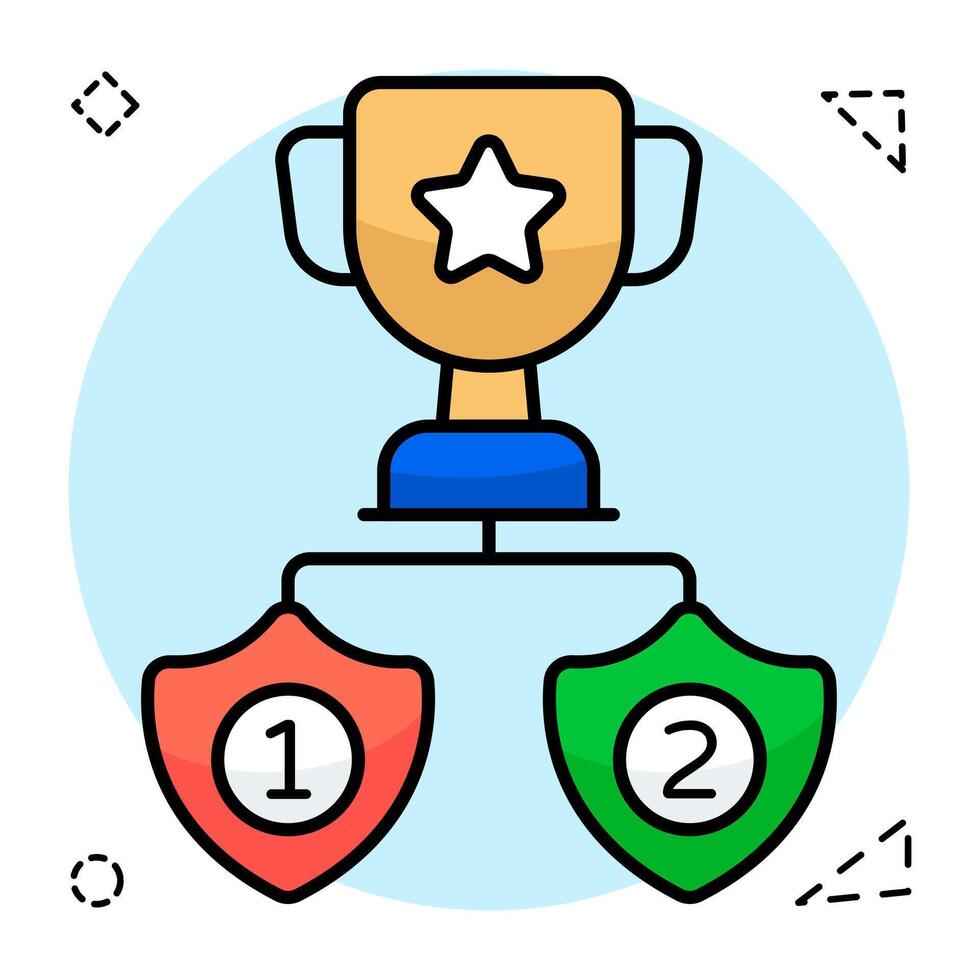 Perfect design icon of game trophy vector