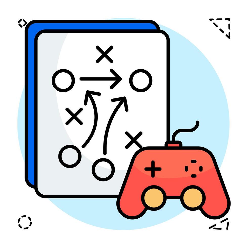 Premium download flat icon of tic tac toe vector