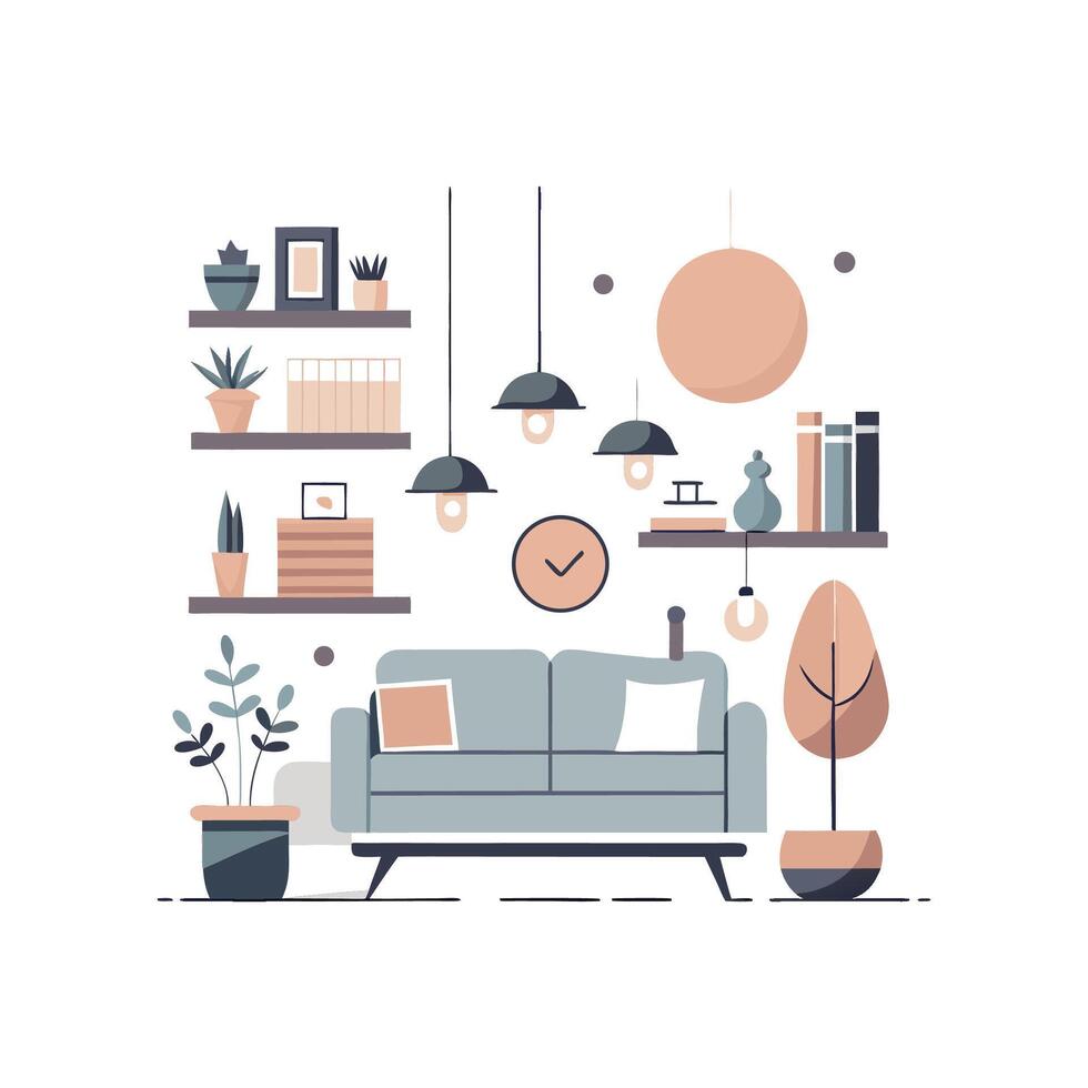 Creative Icons for Unique Minimalist Concepts vector