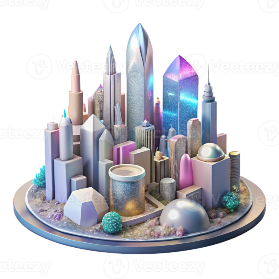 beautiful contemporary City Skyline Urban Landscape Transparent for Travel Photography high quality png
