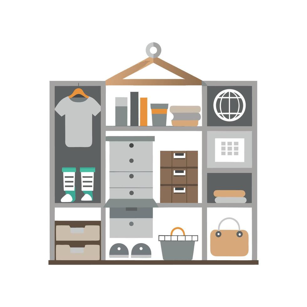 Elegant Icons for Streamlined Storage Options vector