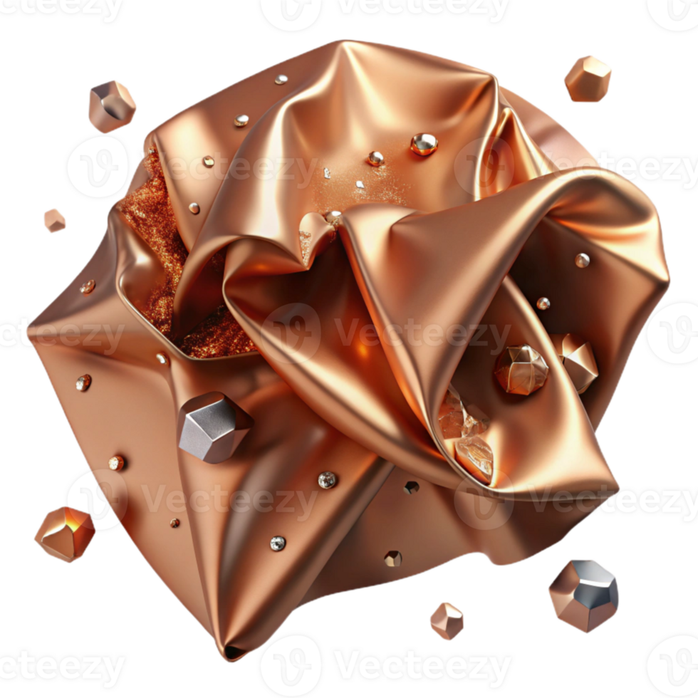 dramatic classic Copper Foil Texture Wrinkled Surface Transparent for Crafts authentic png
