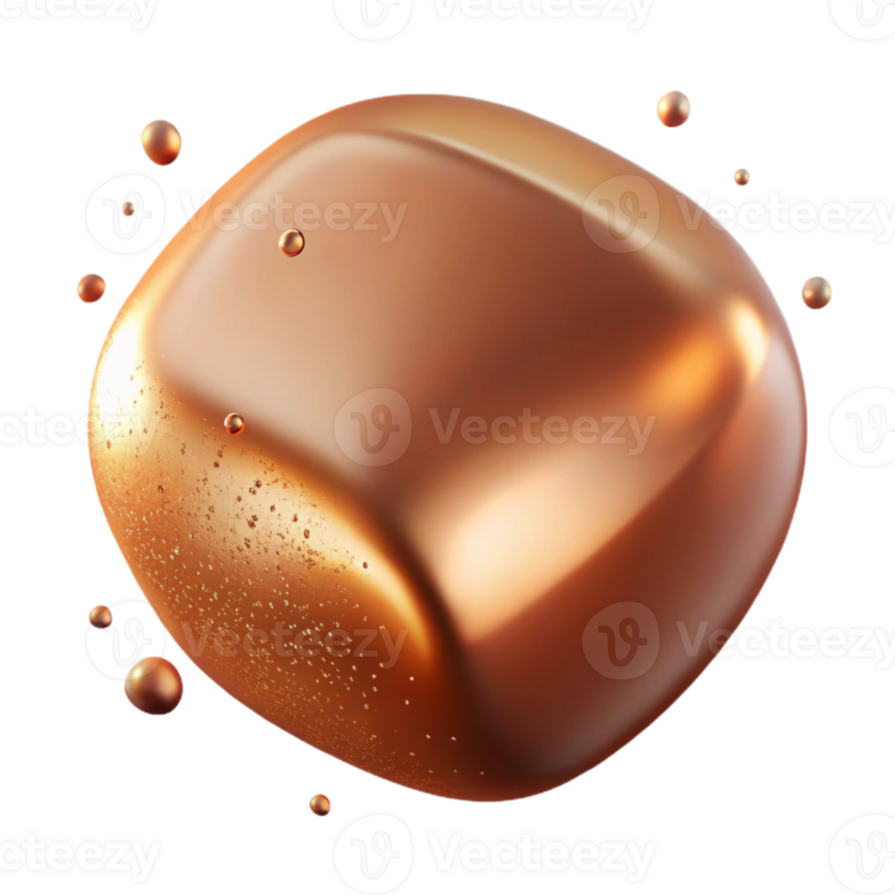 dramatic minimalist Copper Gradient Texture Smooth Transition Transparent for Web Graphics png