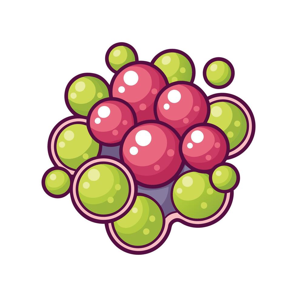 Overview of Staphylococcus Bacteria Clustering vector