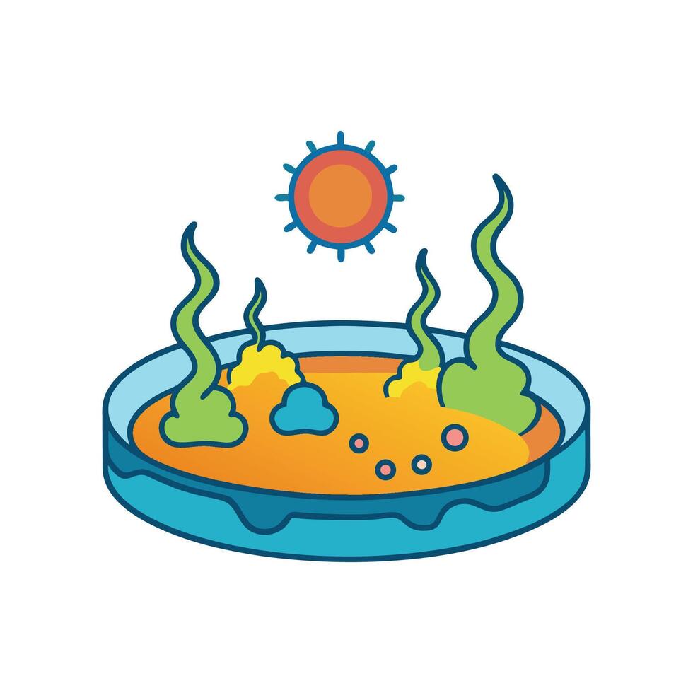 Investigating Thermophilic Bacteria in Extreme Heat vector