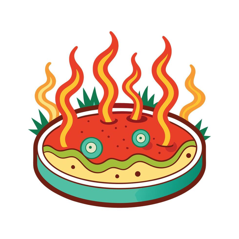 Overview of Thermophilic Bacteria in Hot Environments vector