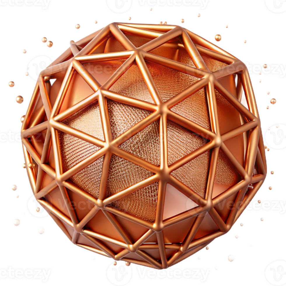 magnificent rustic Copper Mesh Texture Wireframe Pattern Cutout for Engineering professional png