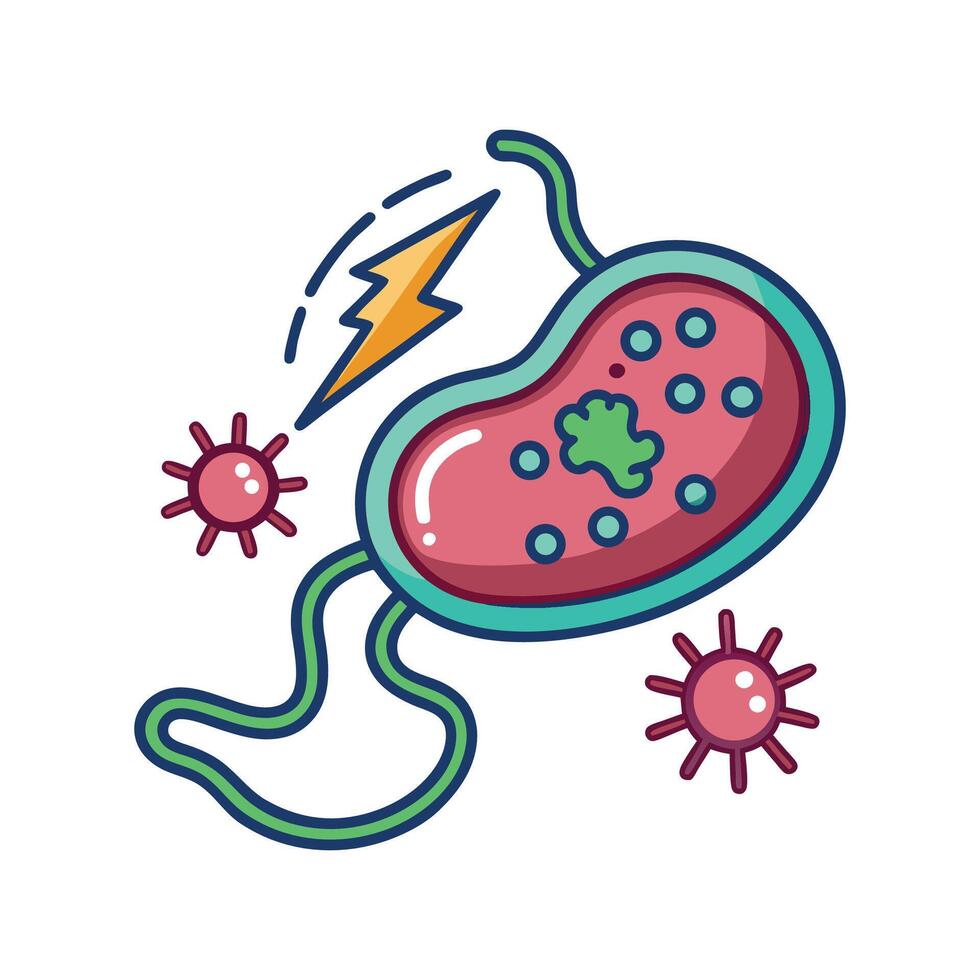 BacteriaInduced Septic Shock vector
