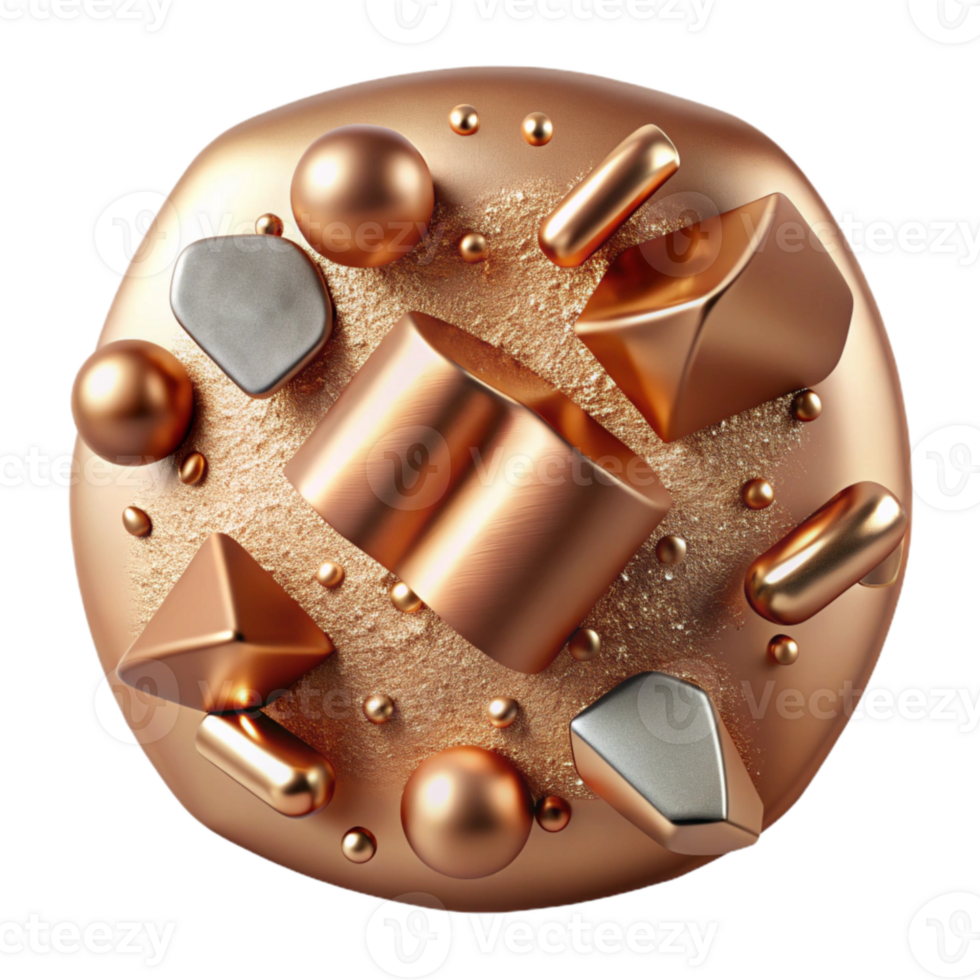 wonderful contemporary Copper Texture Brushed Metal Effect Isolated for Ui Design png