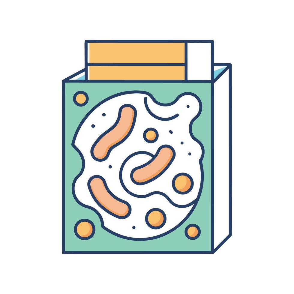 Bacterial Contamination in Expired Cereal Boxes vector
