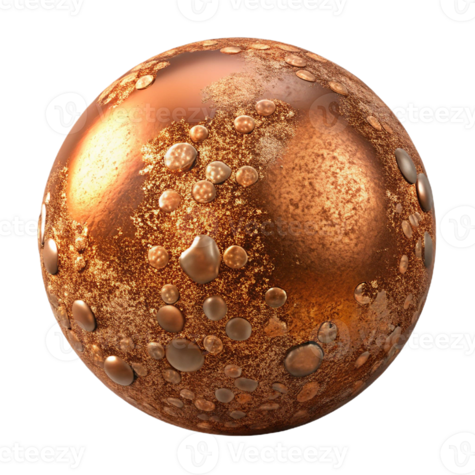 serene traditional Copper Texture Corroded Surface Isolated for Artistic Effects authentic png