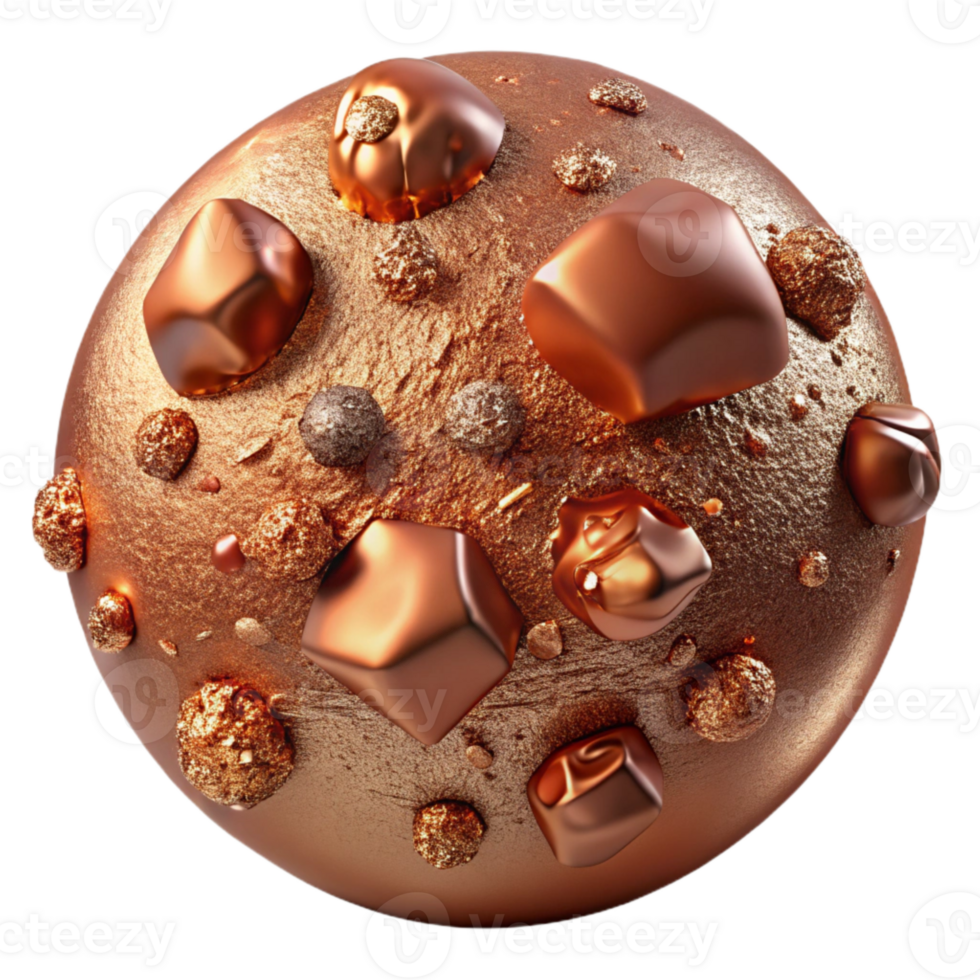 elegant creative Copper Texture Corroded Surface Isolated for Artistic Effects professional png