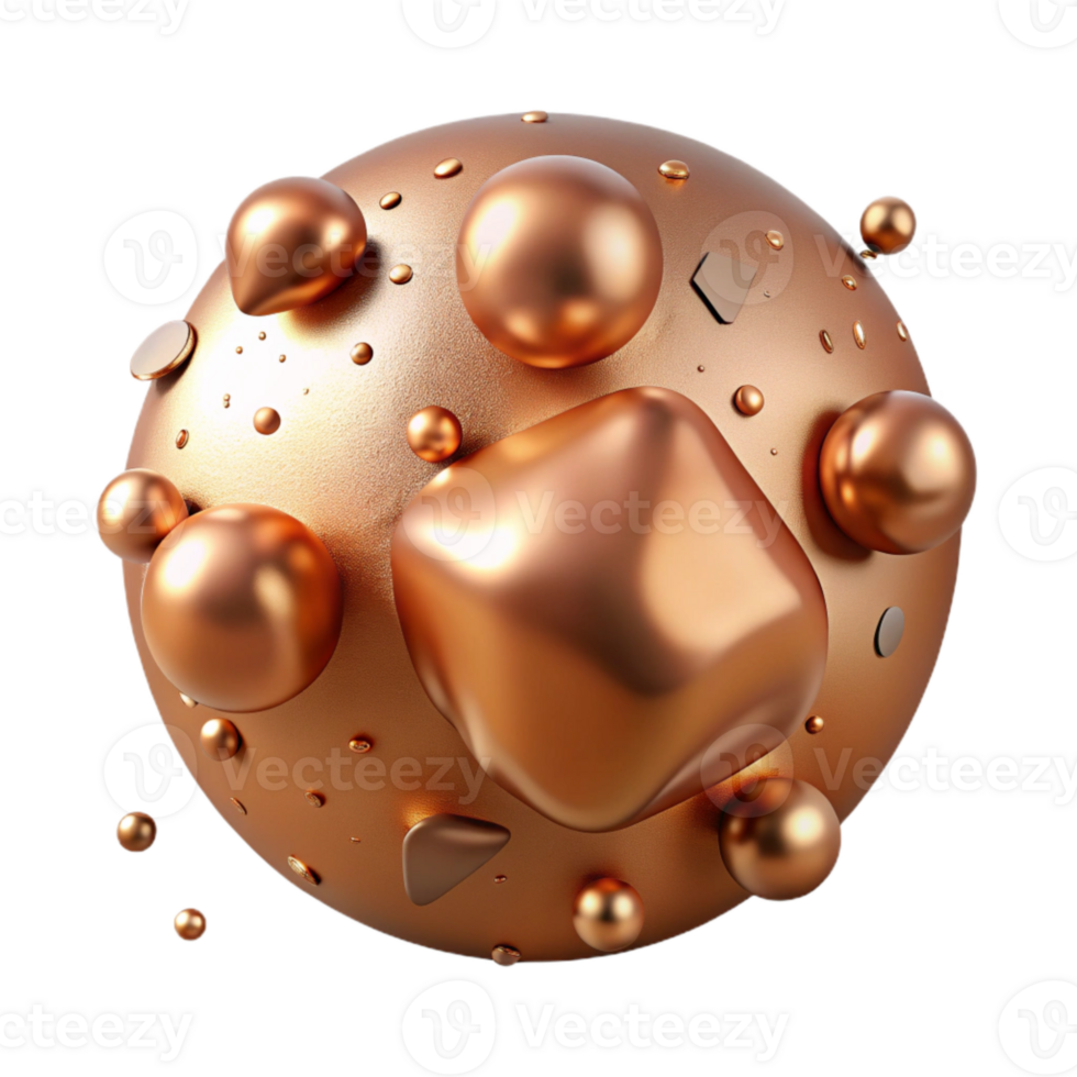 elegant artistic Copper Texture High Definition Cutout for Print Media premium png
