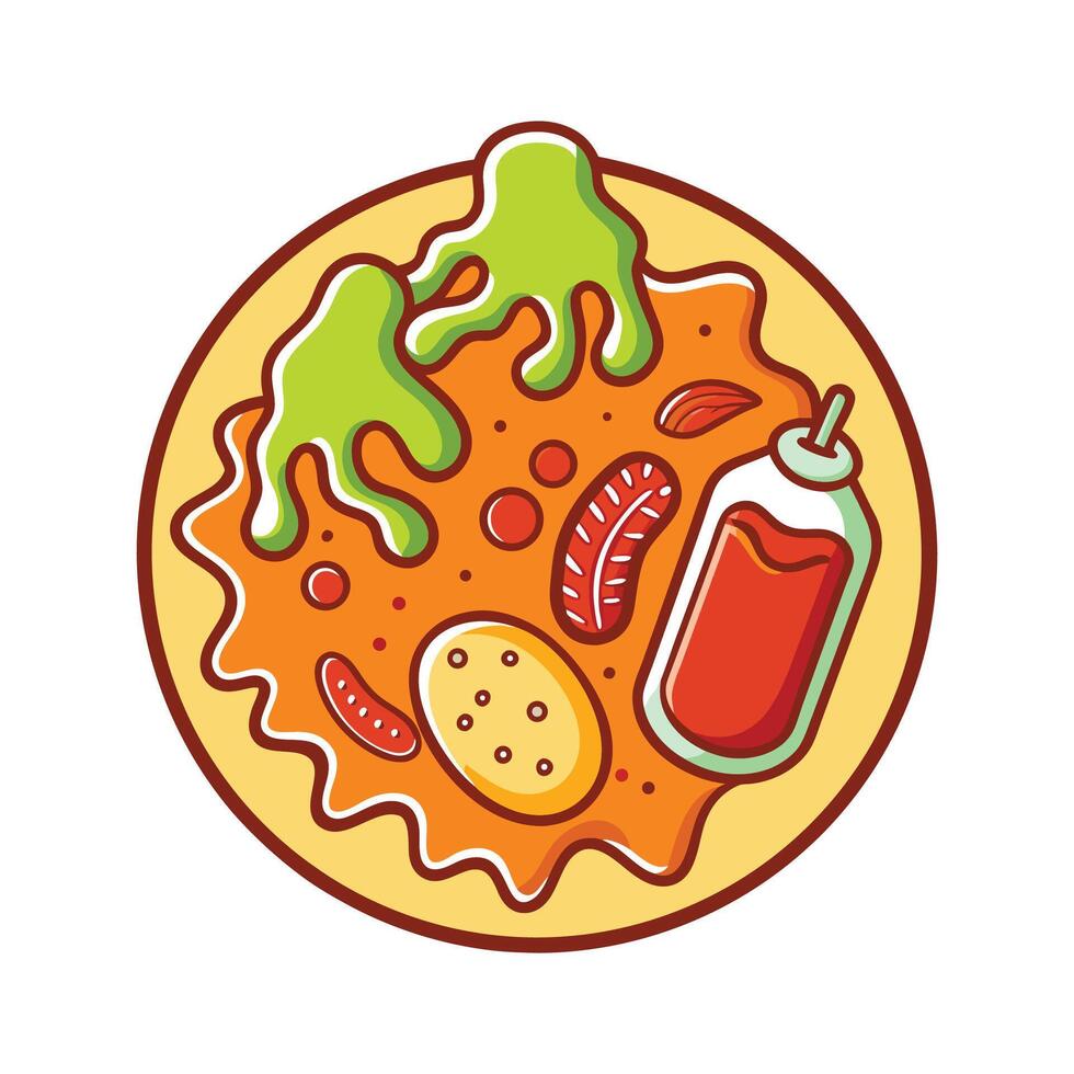 Bacterial Contamination in Expired Sauces and Condiments vector