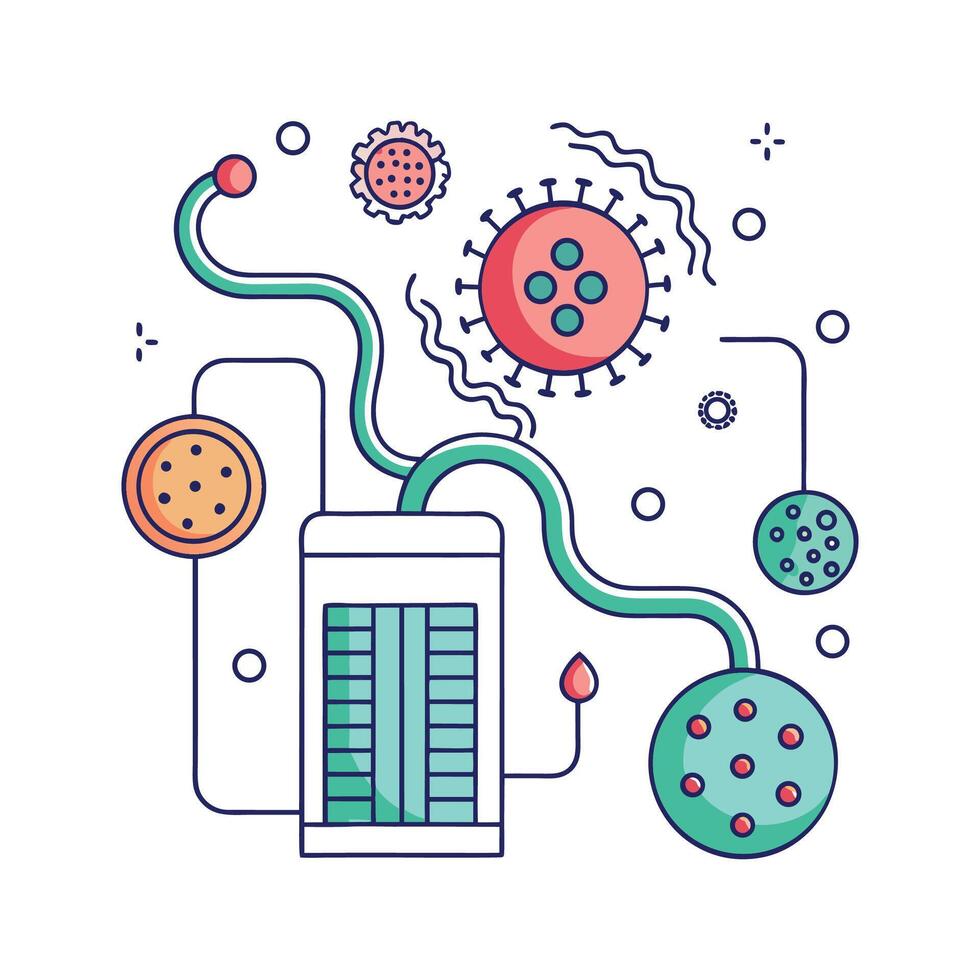 Bacterial Contamination in Hospital Ventilation Systems vector