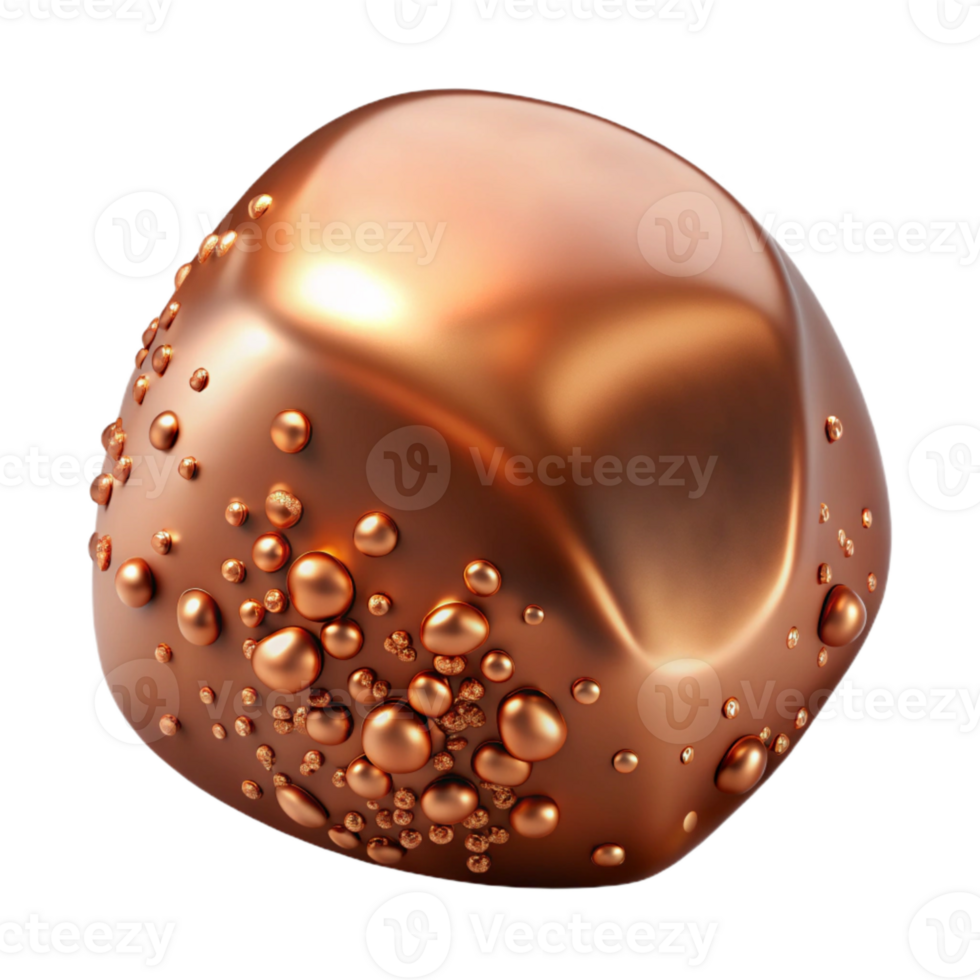 impressive traditional Copper Texture Polished Surface Shine Isolated for Product Mockups high quality png