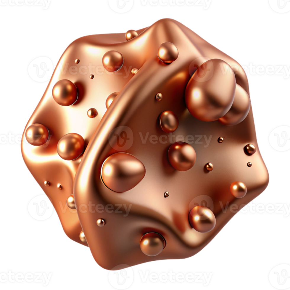magnificent rustic Copper Texture Realistic Material Cutout for 3d Rendering original png