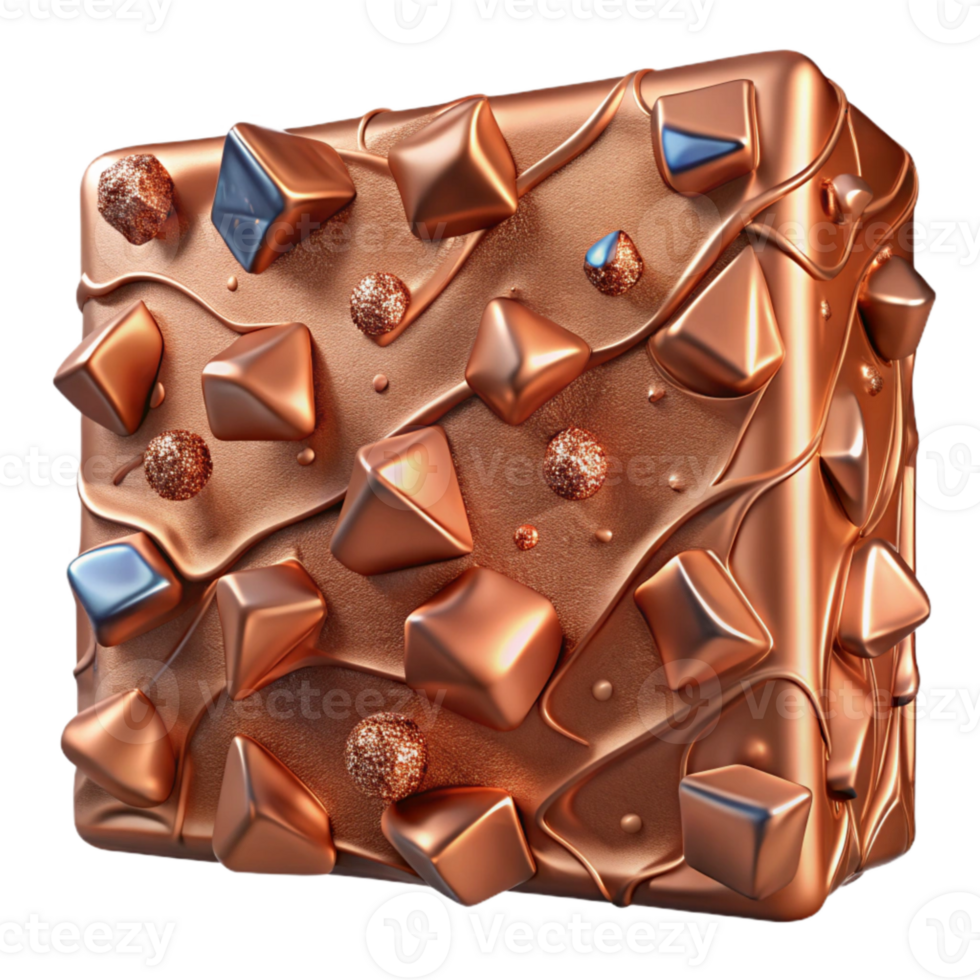 impressive classic Copper Texture Rough Surface Isolated for Architectural Visualization professional png