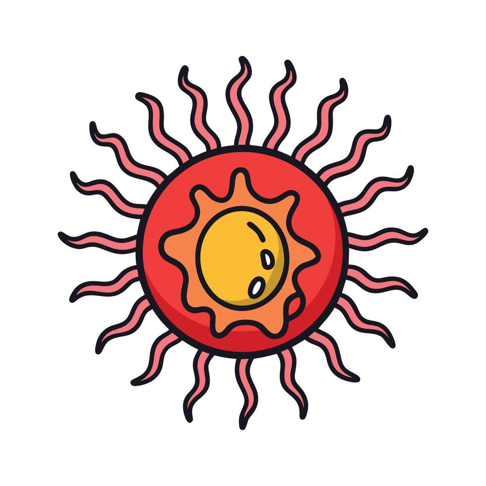 Endospore Formation in Bacteria for Heat Resistance vector