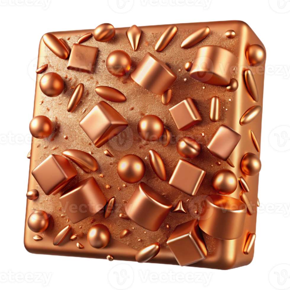 elegant contemporary Copper Texture Tileable Transparent for Digital Art genuine png