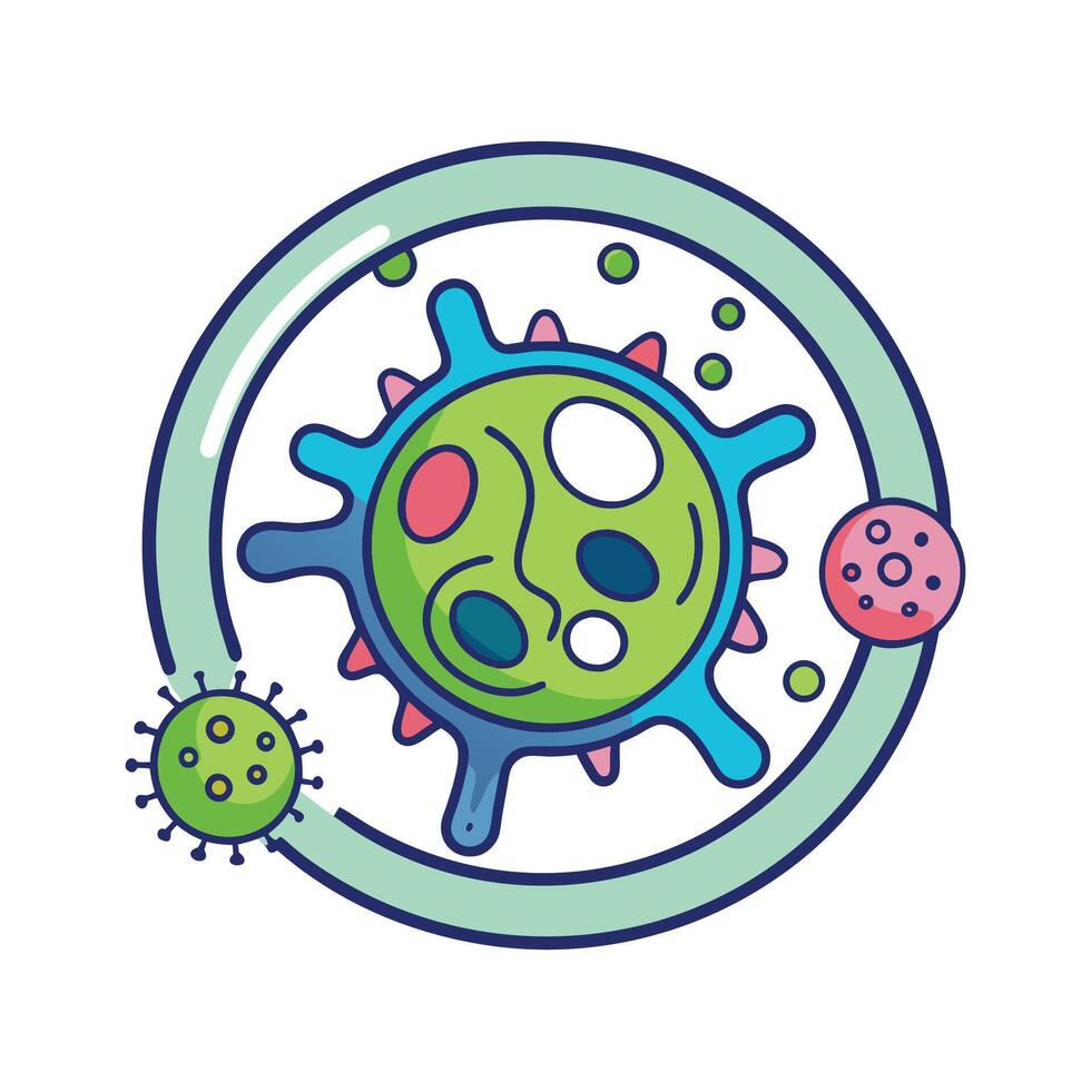 Exploring Bacteria on Unwashed Car Steering Wheels vector