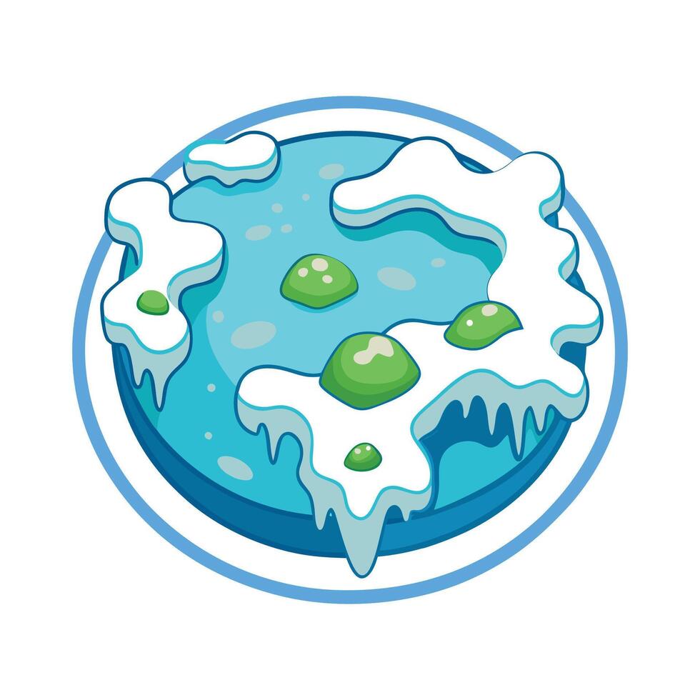 Investigating Bacteria in Antarctic Lakes Under Ice vector