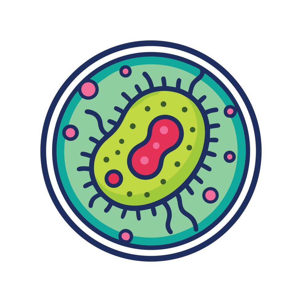 Investigating Bacteria Using Electron Microscopy vector