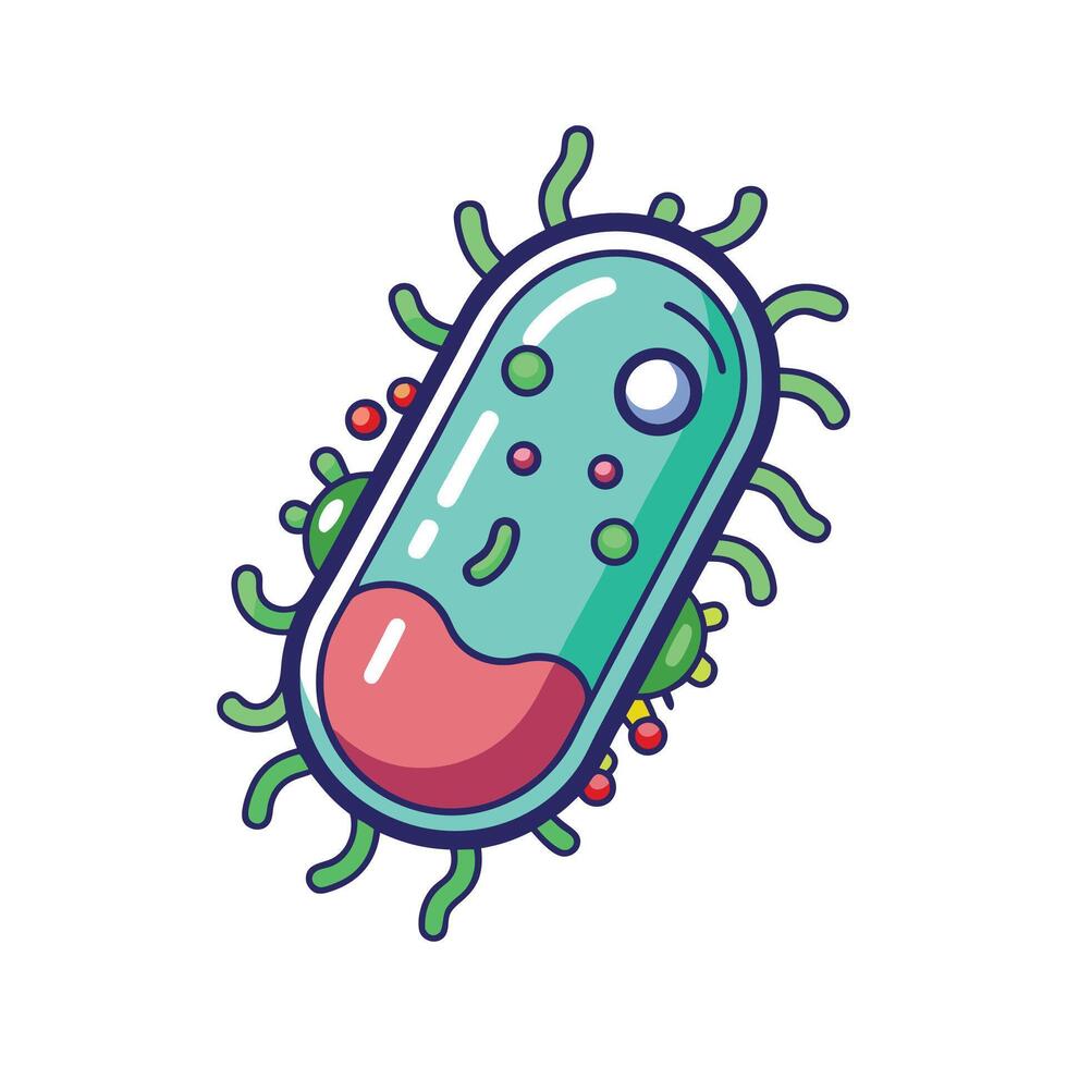 Function of Slimy Capsular Layers in Bacteria vector