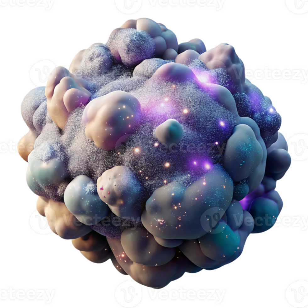 serene creative Cosmic Dust Nebula Isolated for Scifi Projects original png