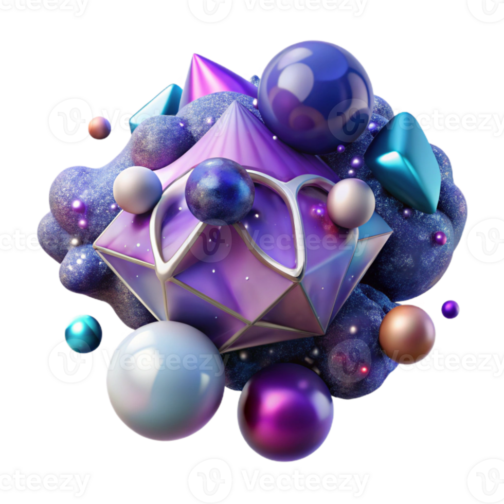 extraordinary creative Cosmic Nebula Design Isolated for Branding Elements original png
