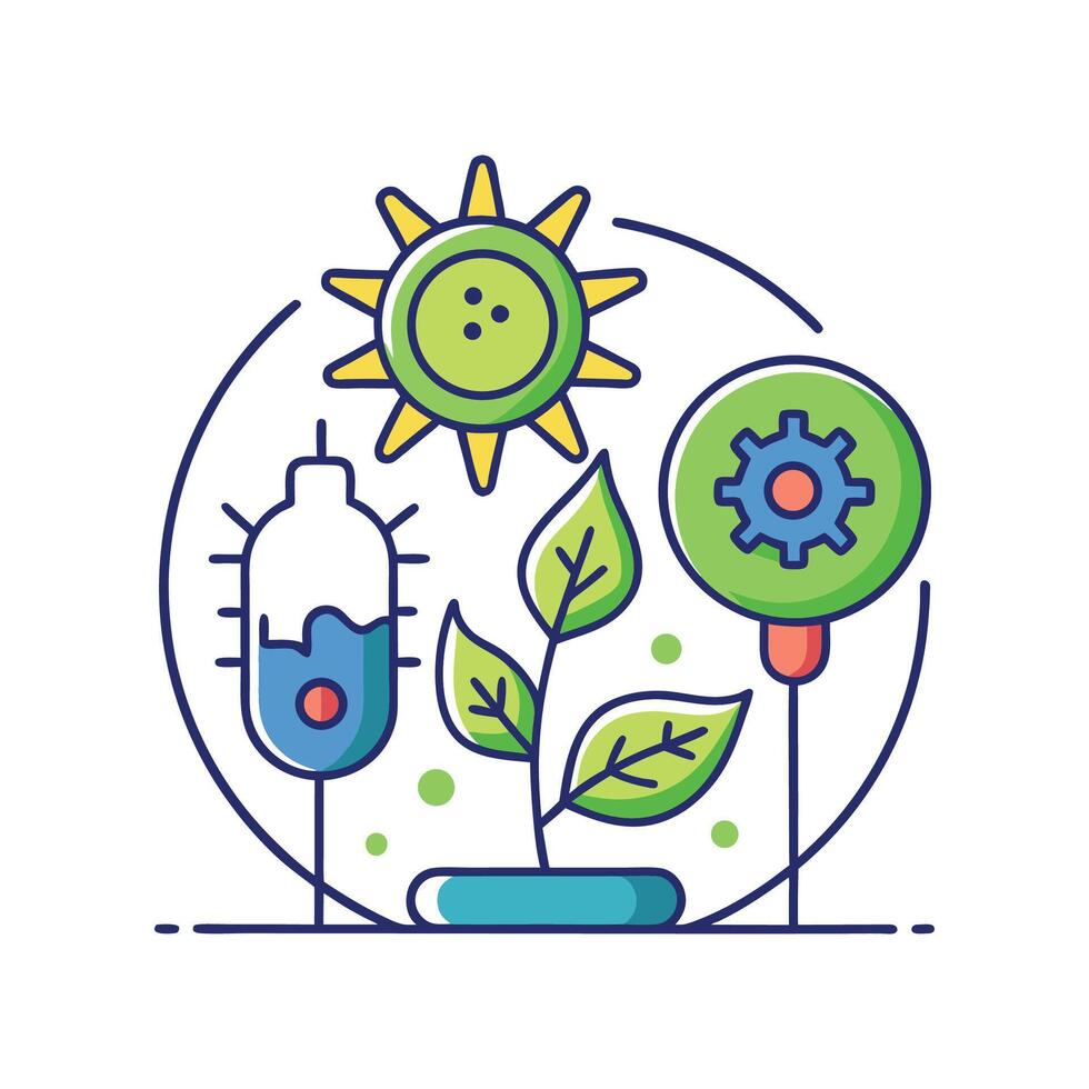 Investigating Energy Production by Photosynthetic Bacteria vector