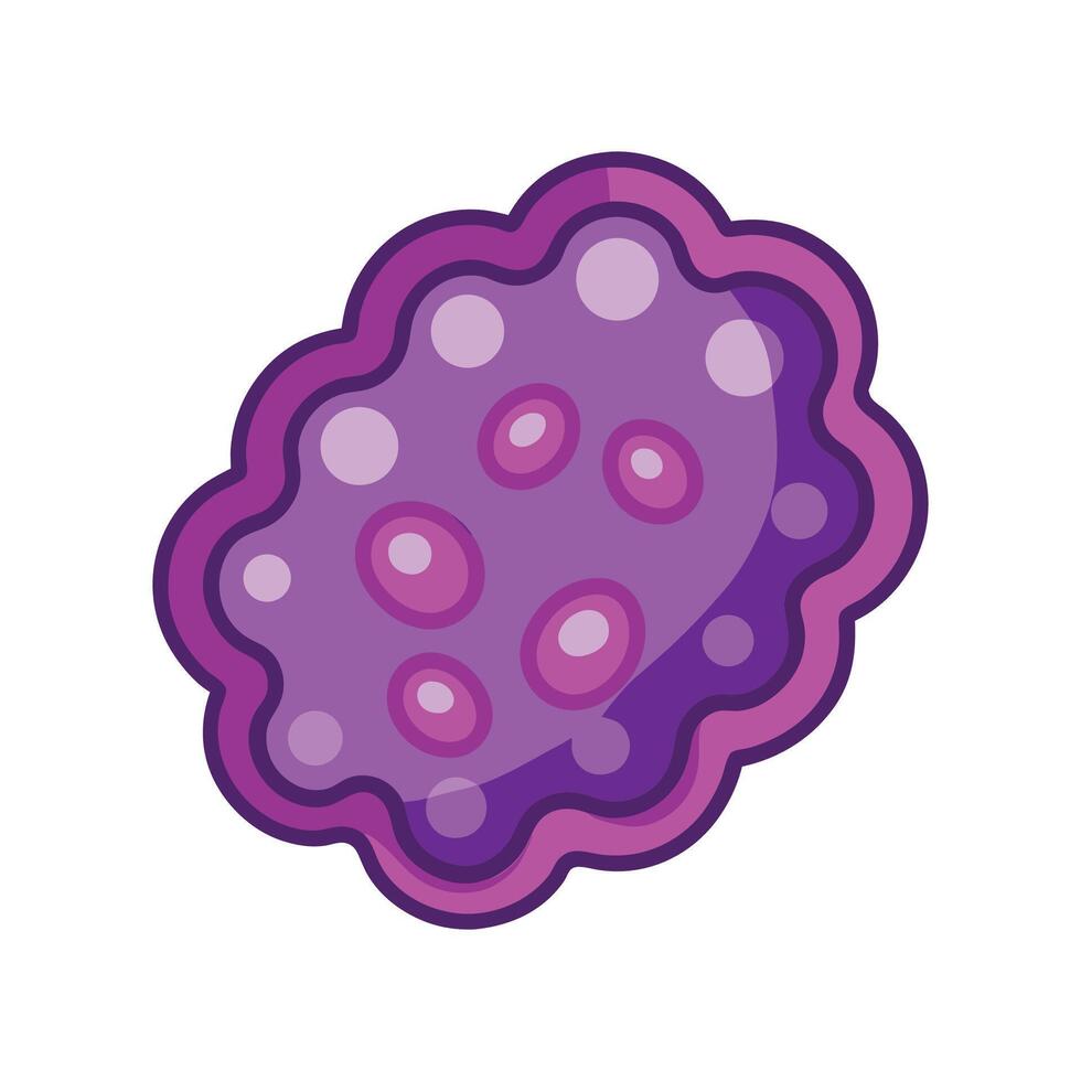 Purple GramPositive Bacteria Cluster Examination vector
