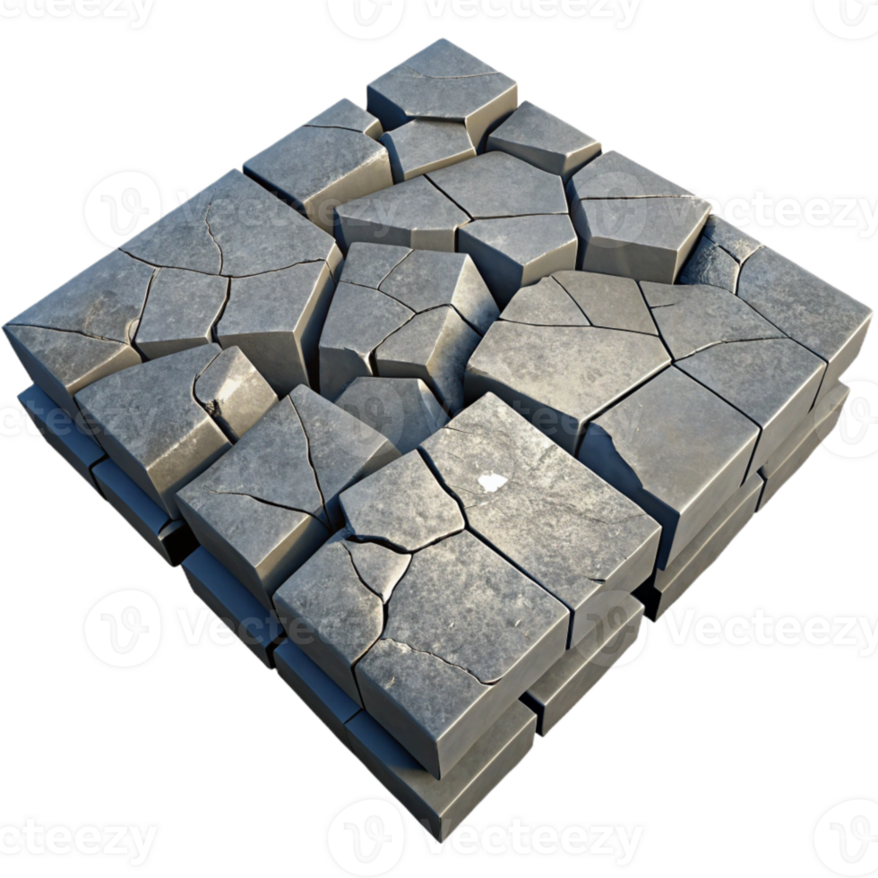 extraordinary modern Cracked Pavement Texture Seamless Cutout for Cityscapes authentic png