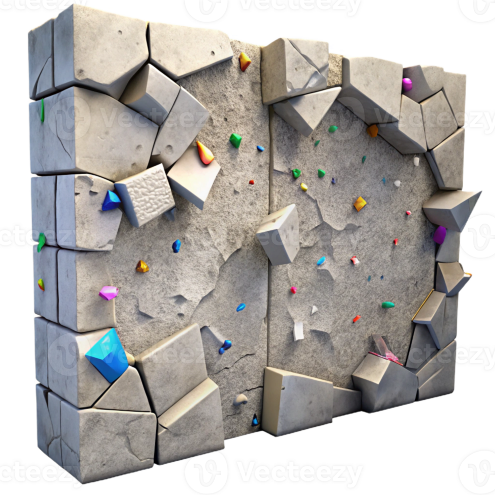 vibrant traditional Cracked Plaster Texture Wall Damage Transparent for Building Inspection Reports premium png