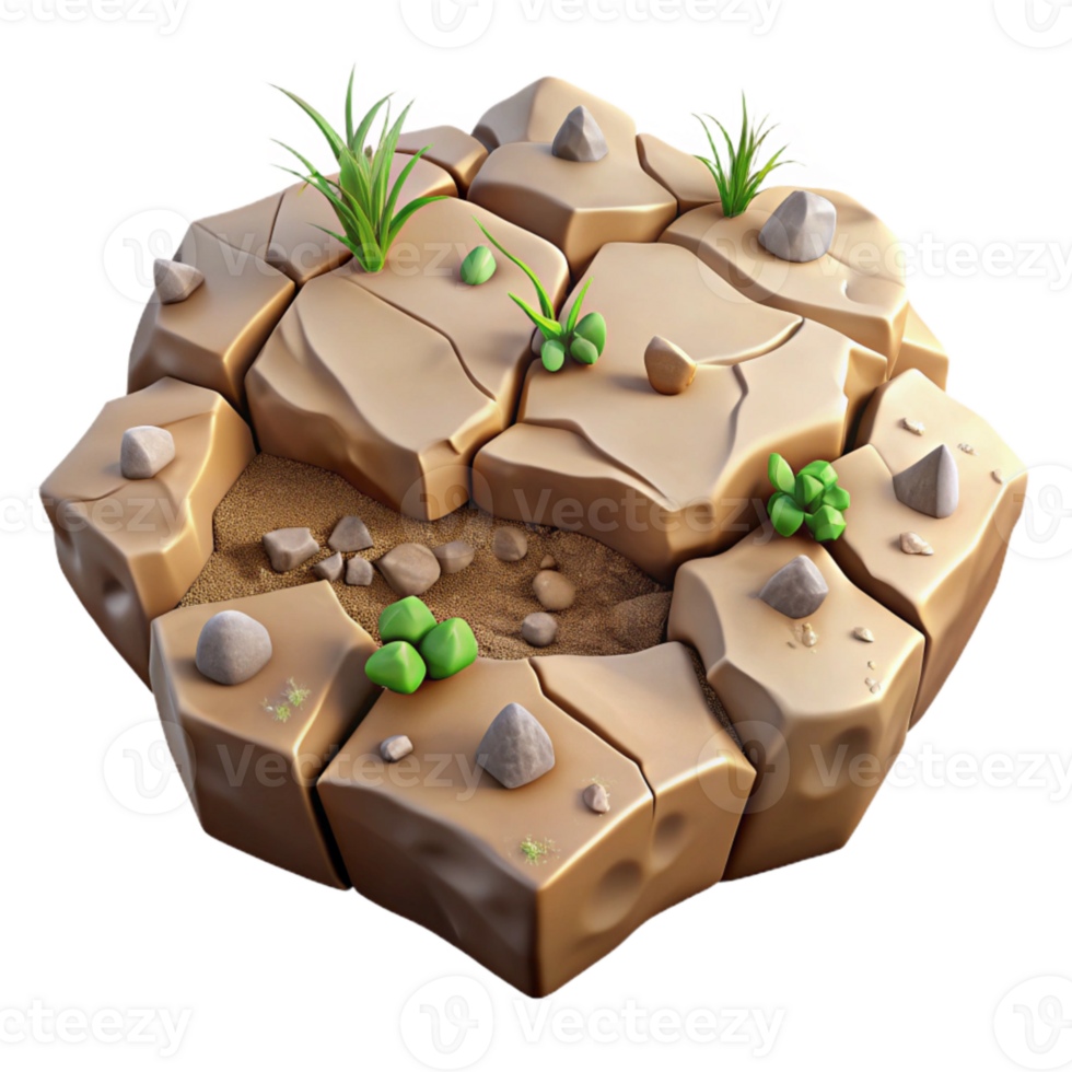 magnificent rustic Cracked Soil Texture Barren Cutout for Agricultural Projects original png
