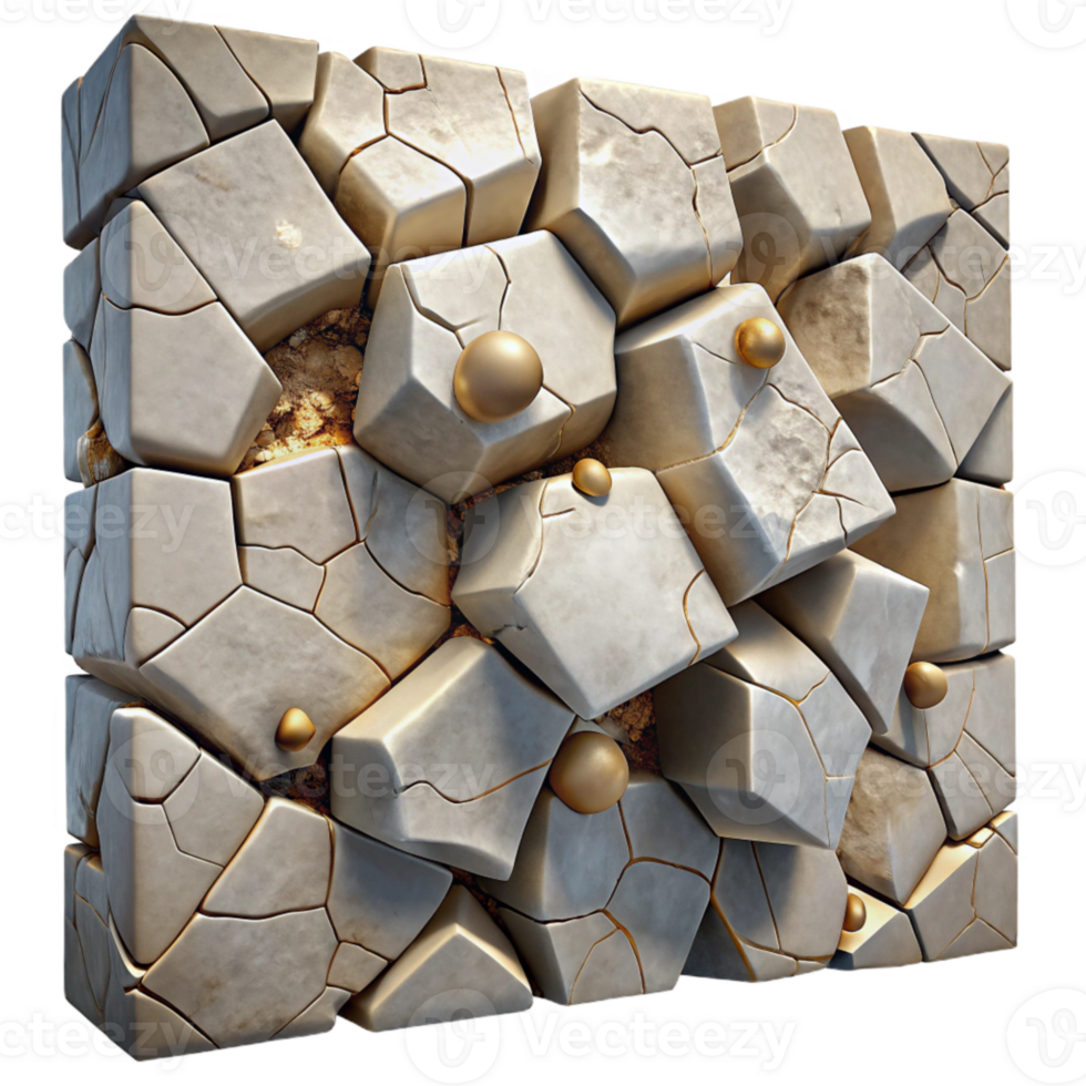 serene abstract Cracked Wall Surface Isolated Overlay for Distressed Effects png