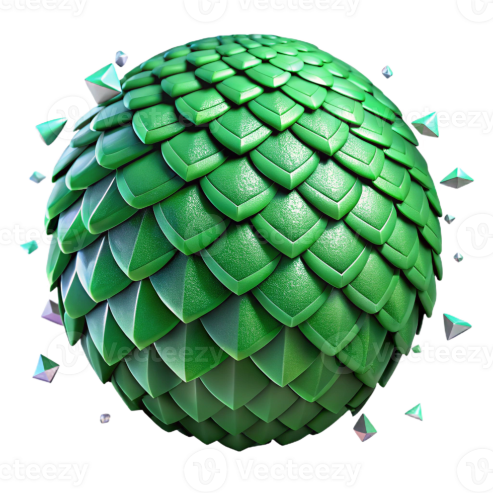 vibrant modern Dragon Scales Pattern Green Cutout Reptile Skin Texture detailed png