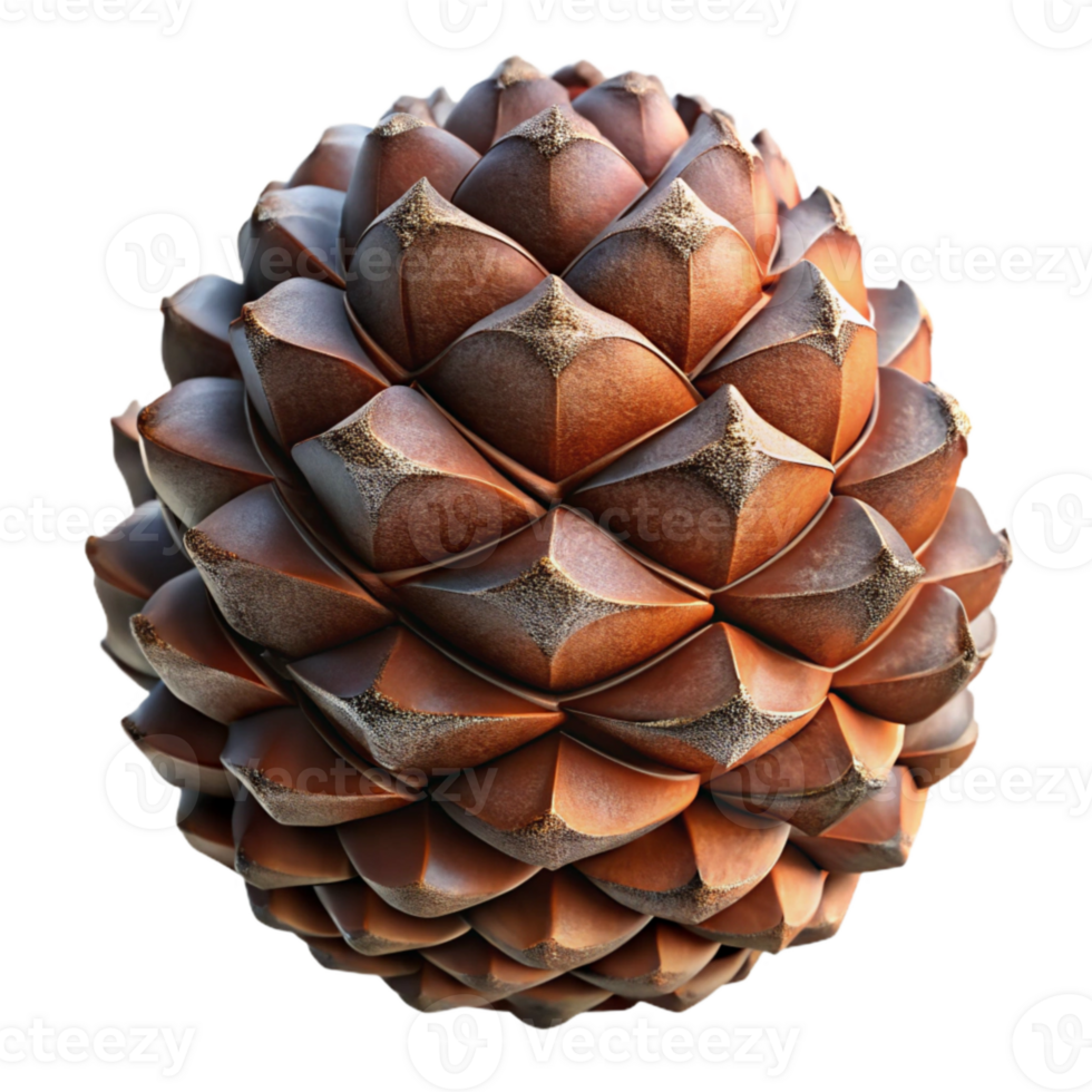 extraordinary modern Pine Cone Brown Scales Texture Cutout for Nature Designs authentic png